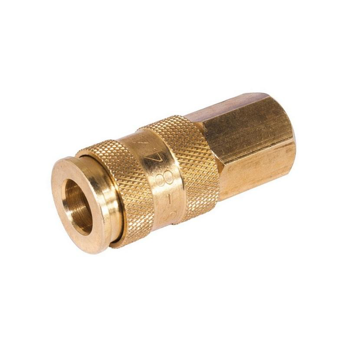 AES Industries 844 Universal Air Coupler, 3/8 x 1/4 in, FNPT, 300 psi, Brass