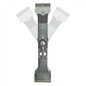AES Industries 87500 3-Way Razor Scraper, 8 in L, Steel Blade