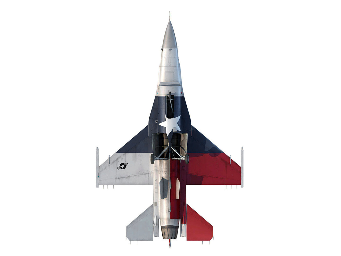Lockheed F-16C Fighting Falcon Fighter Aircraft "301st FW 457th FS Spads 75th Anniversary" (2019) United States Air Force "Collector Series" 1/100 T&y Diecast Model by Air Force 1