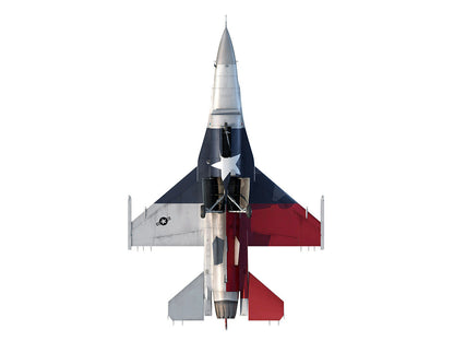 Lockheed F-16C Fighting Falcon Fighter Aircraft "301st FW 457th FS Spads 75th Anniversary" (2019) United States Air Force "Collector Series" 1/100 T&y Diecast Model by Air Force 1