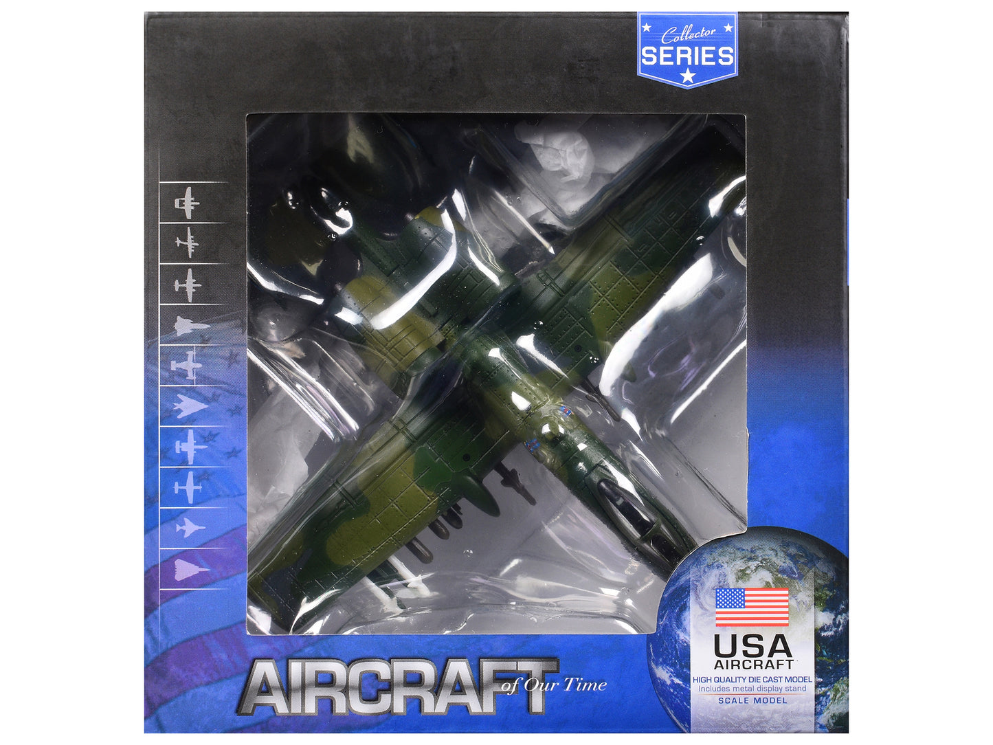Fairchild Republic A-10 Thunderbolt II Aircraft "23rd TFW 74th TFS Flying Tigers" United States Air Force "Collector Series" 1/144 T&y Diecast Model by Air Force 1