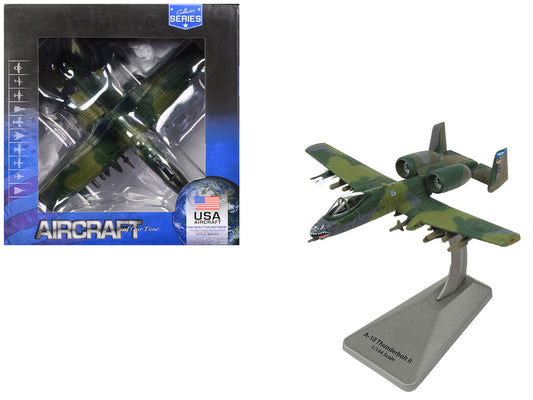 Fairchild Republic A-10 Thunderbolt II Aircraft "23rd TFW 74th TFS Flying Tigers" United States Air Force "Collector Series" 1/144 T&y Diecast Model by Air Force 1