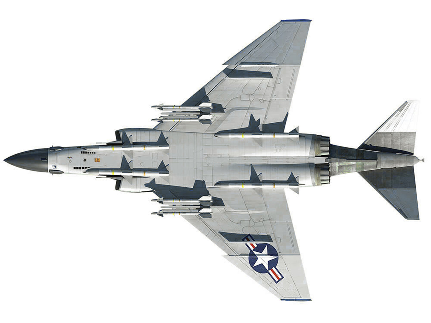 McDonnell Douglas F-4 Phantom II Aircraft "VF-96 Fighting Falcons Showtime 100 Lieutenant Randy Cunningham USS Constellation Vietnam" (1972) United States Navy "Collector Series" 1/144 T&y Diecast Model by Air Force 1