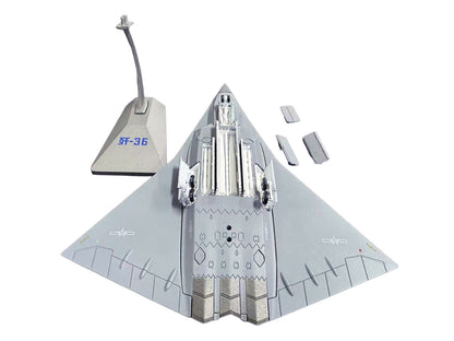 CAC J-36 Stealth Aircraft "People's Liberation Army Air Force" 1/144 Diecast Model by Air Force 1