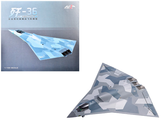 CAC J-36 Stealth Fighter Aircraft "Chinese Military" People’s Liberation Army Air Force 1/100 T&y Diecast Model by Air Force 1