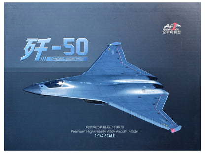 Shenyang J-50 Stealth Aircraft "People's Liberation Army Air Force" 1/144 T&y Diecast Model by Air Force 1