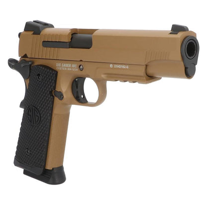 Sig Sauer 1911 “Emperor Scorpion” CO2 Powered Semi-Automatic BB Pistol - Coyote Tan