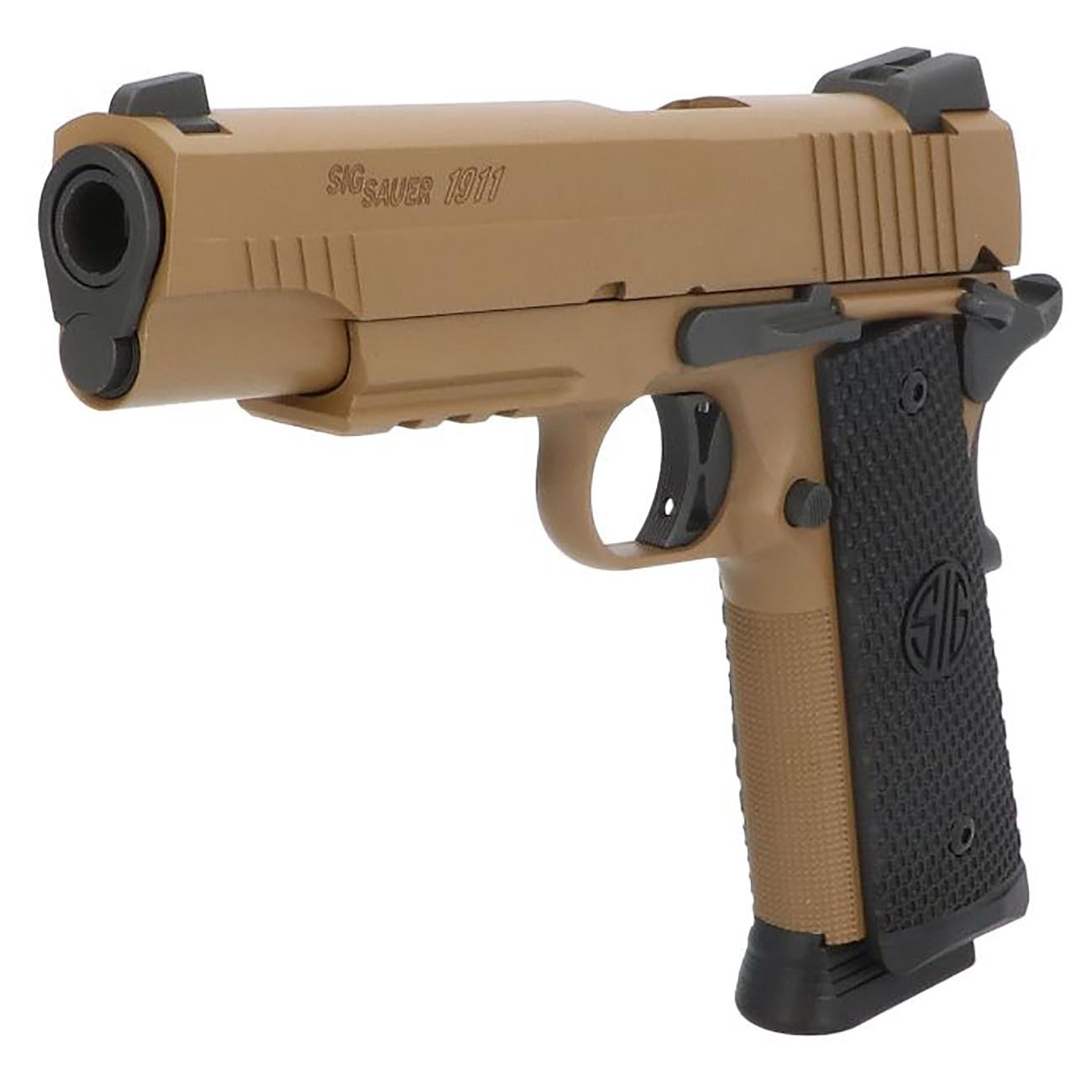 Sig Sauer 1911 “Emperor Scorpion” CO2 Powered Semi-Automatic BB Pistol - Coyote Tan