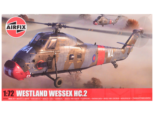 Level 2 Model Kit Westland Wessex HC.2 Helicopter with 3 Scheme Options 1/72 Plastic Model Kit by Airfix T&y