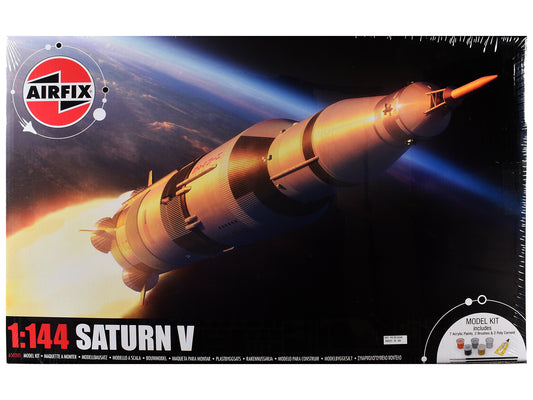 Level 3 Model Kit NASA Saturn V Rocket Gift Set 1/144 Plastic Model Kit by Airfix T&y