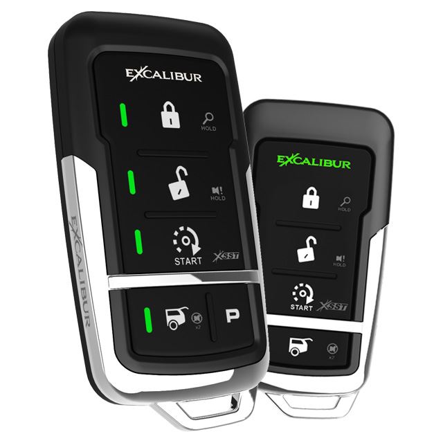 Excalibur 2-Way Car Alarm System with Remote Start - 3000 Foot Range