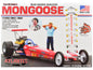 Skill 2 Model Kit Tom McEwen's "Mongoose" Rear Engine Dragster 1/24 Scale Model by Atlantis T&y