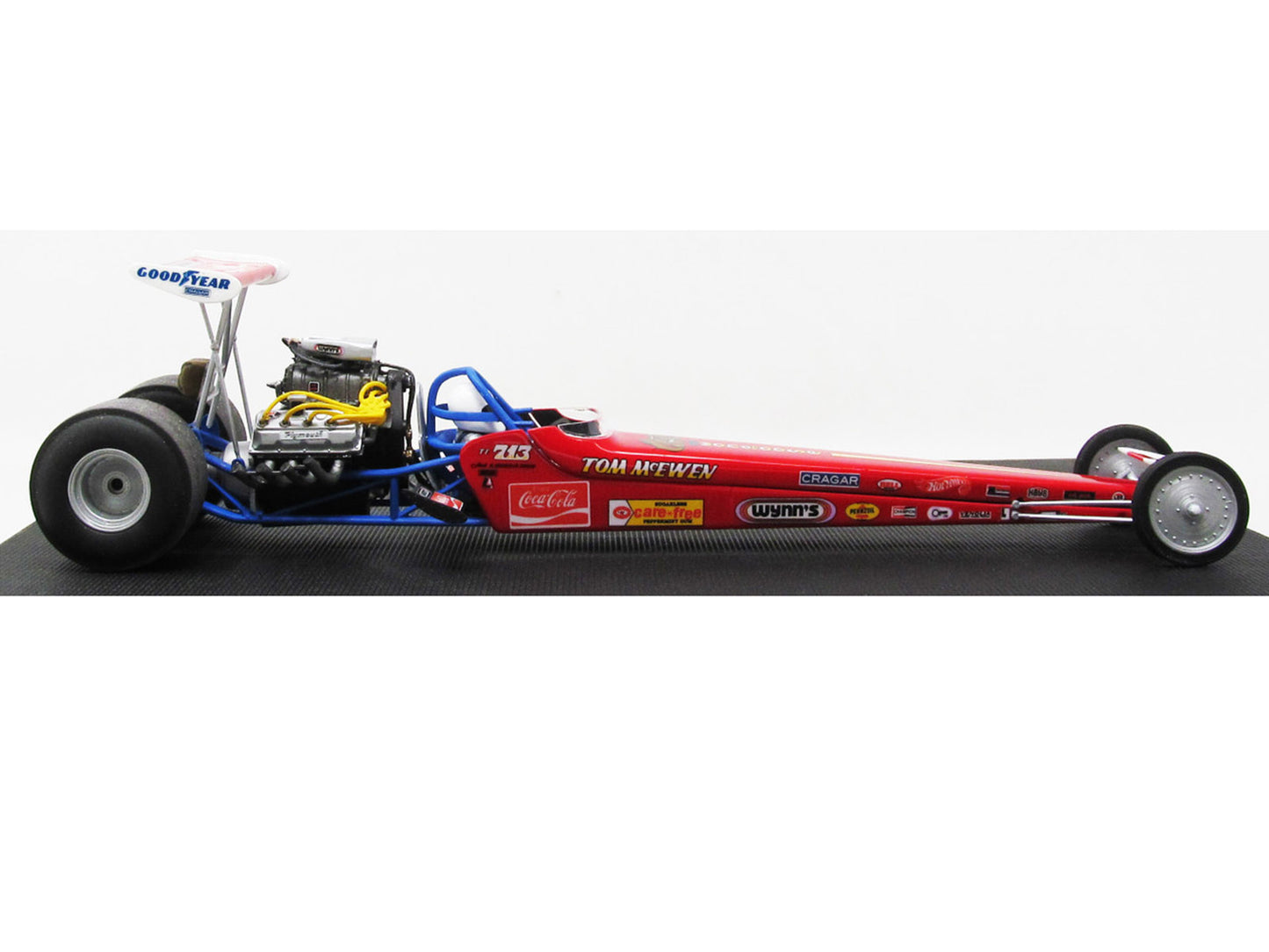 Skill 2 Model Kit Tom McEwen's "Mongoose" Rear Engine Dragster 1/24 Scale Model by Atlantis T&y