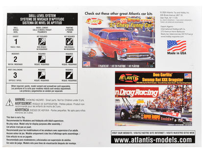 Skill 2 Model Kit Tom McEwen's "Mongoose" Rear Engine Dragster 1/24 Scale Model by Atlantis T&y
