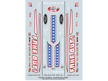 Model Kit Tom Daniel's "FAKE OUT!" Classic Funny Car (Snap-to-Build) 1/32 Scale Model by Atlantis T&y