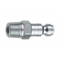 Amflo 1/4" Coupler Plug with 3/8 Male Threads Automotive T Style- Pack of 10