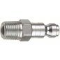 Amflo 1/4" Coupler Plug with 1/4" Male thread Automotive T Style- Pack of 10