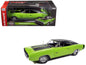 1970 Dodge Charger R/T "Muscle Car & Corvette Nationals" (MCACN) Sublime Green with Black Stripes and Black Vinyl Top "American Muscle" Series 1/18 T&y Diecast Model Car by Auto World