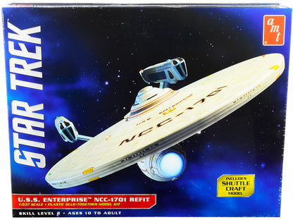 Skill 2 Model Kit U.S.S. Enterprise NCC-1701 Refit Starship "Star Trek" 1/537 Scale by AMT <h2>Skill AMT</h2> <p>High-quality diecast car perfect for collectors and enthusiasts. Features detailed inte