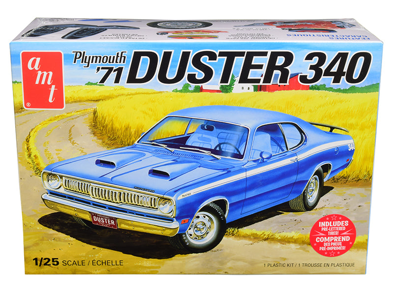 Skill 2 Model Kit 1971 Plymouth Duster 340 1/25 Scale by AMT <h2>Skill AMT</h2> <p>High-quality diecast car perfect for collectors and enthusiasts. Features detailed interior exterior craftsmanship, r