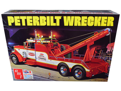 Skill 3 Model Kit Peterbilt Wrecker Tow Truck 1/25 Scale by AMT <h2>Skill AMT</h2> <p>High-quality diecast car perfect for collectors and enthusiasts. Features detailed interior exterior craftsmanship