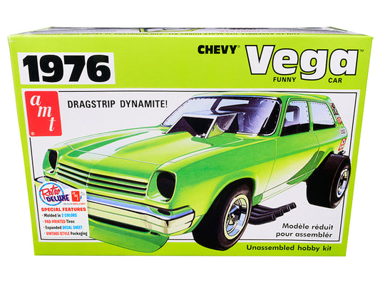 Skill 2 Model Kit 1976 Chevrolet Vega Funny Car 1/25 Scale by AMT <h2>Skill AMT</h2> <p>High-quality diecast perfect for collectors and enthusiasts. Features detailed interior exterior craftsmanship,