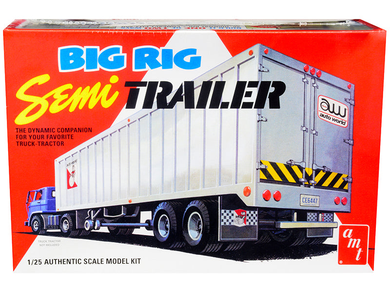 Skill 3 Model Kit Big Rig Semi Trailer with 2 Pallets 2-In-1 1/25 Scale by AMT <h2>Skill AMT</h2> <p>High-quality diecast car perfect for collectors and enthusiasts. Features detailed interior exterio