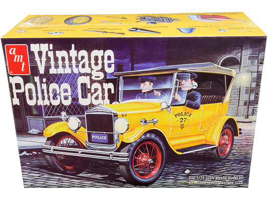 Skill 2 Model Kit 1927 Ford T Vintage Police Car 1/25 Scale by AMT <h2>Skill AMT</h2> <p>High-quality diecast perfect for collectors and enthusiasts. Features detailed interior exterior craftsmanship,