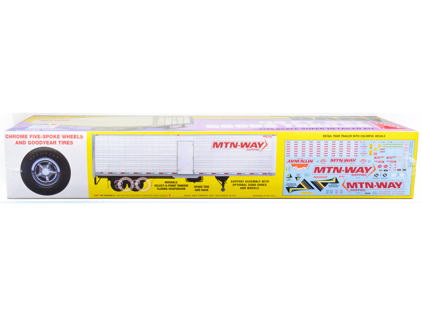 Skill 3 Model Kit Great Dane 40 Ft. Dry Goods Trailer 1/25 Scale by AMT <h2>Skill AMT</h2> <p>High-quality diecast car perfect for collectors and enthusiasts. Features detailed interior exterior craft