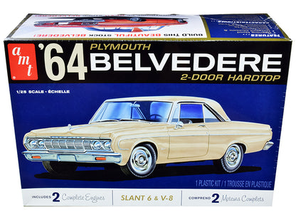 Skill 2 Model Kit 1964 Plymouth Belvedere Coupe Hardtop 1/25 Scale by AMT <h2>Skill AMT</h2> <p>High-quality diecast car perfect for collectors and enthusiasts. Features detailed interior exterior cra