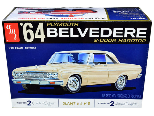 Skill 2 Model Kit 1964 Plymouth Belvedere Coupe Hardtop 1/25 Scale by AMT <h2>Skill AMT</h2> <p>High-quality diecast car perfect for collectors and enthusiasts. Features detailed interior exterior cra