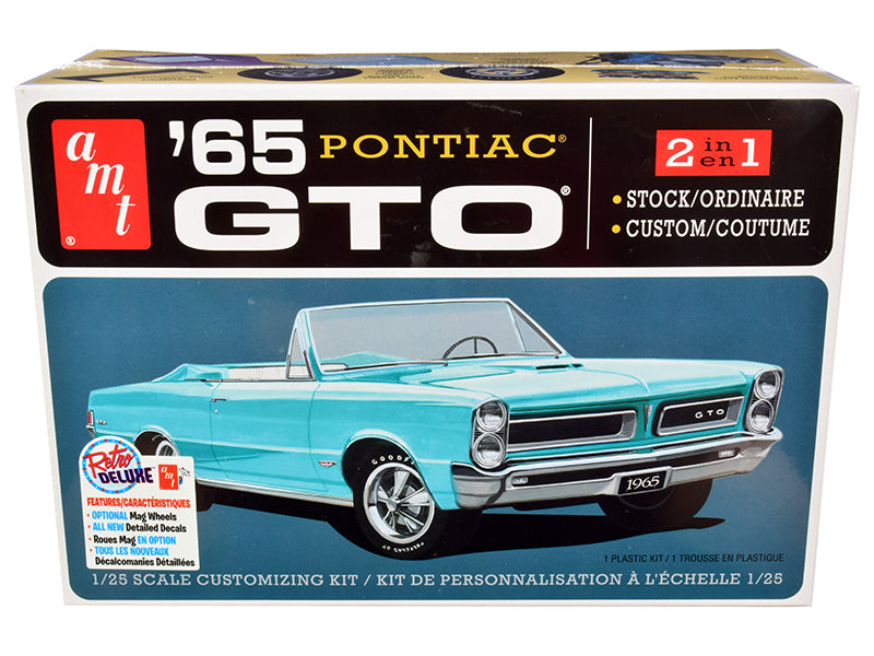 Skill 2 Model Kit 1965 Pontiac GTO 2-in-1 1/25 Scale by AMT <h2>Skill AMT</h2> <p>High-quality diecast car perfect for collectors and enthusiasts. Features detailed interior exterior craftsmanship, re
