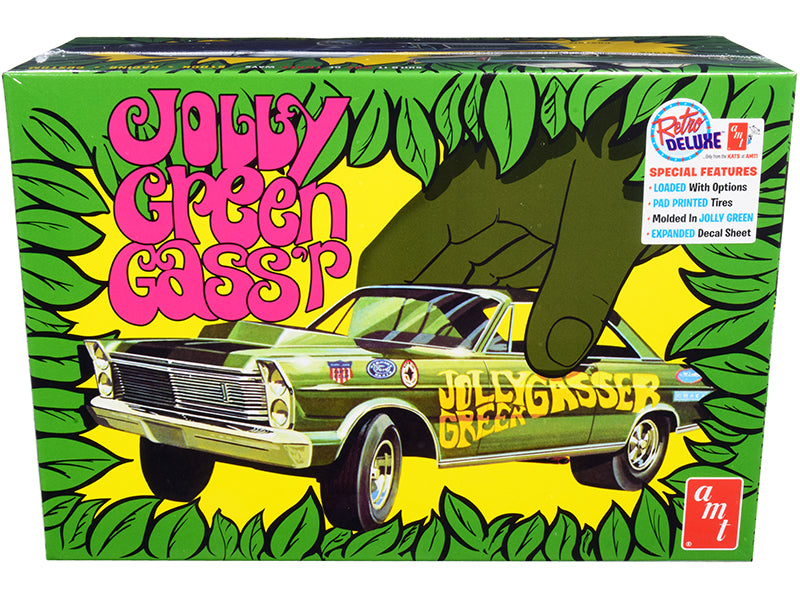 Skill 2 Model Kit 1965 Ford Galaxie "Jolly Green Gasser" 3-in-1 1/25 Scale by AMT <h2>Skill AMT</h2> <p>High-quality diecast car perfect for collectors and enthusiasts. Features detailed interior exte