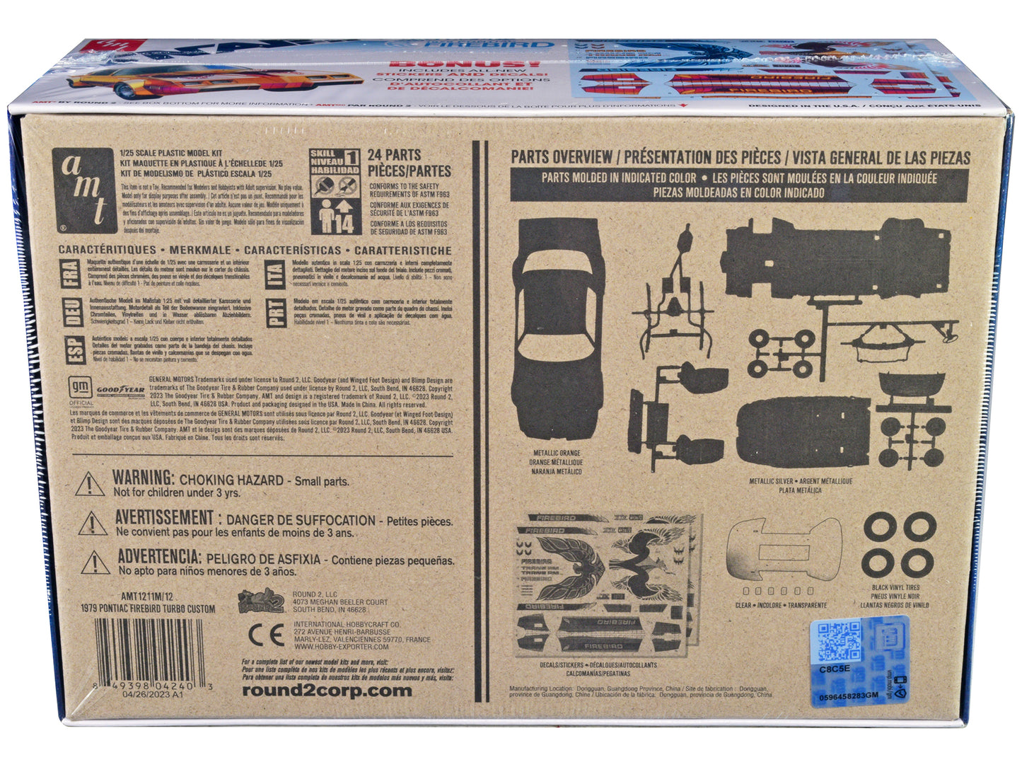 Skill 1 Snap Model Kit 1979 Pontiac Firebird "Turbo Custom" 1/25 Scale by AMT <h2>Skill AMT</h2> <p>High-quality diecast car perfect for collectors and enthusiasts. Features detailed interior exterior