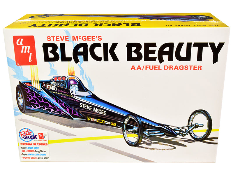 Skill 2 Model Kit Steve McGee's Black Beauty Wedge AA/Fuel Dragster 1/25 Scale by AMT <h2>Skill AMT</h2> <p>High-quality diecast car perfect for collectors and enthusiasts. Features detailed interior