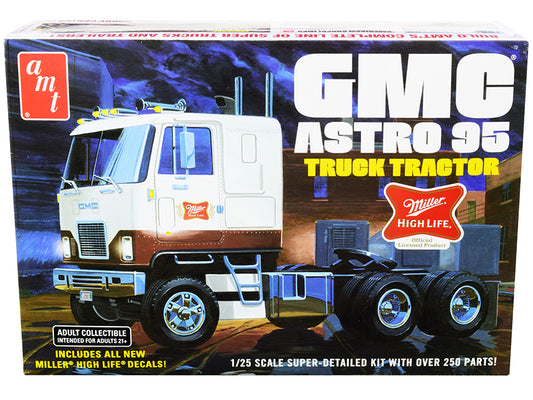 Skill 3 Model Kit GMC Astro 95 Truck Tractor "Miller" 1/25 Scale by AMT <h2>Skill AMT</h2> <p>High-quality diecast car perfect for collectors and enthusiasts. Features detailed interior exterior craft