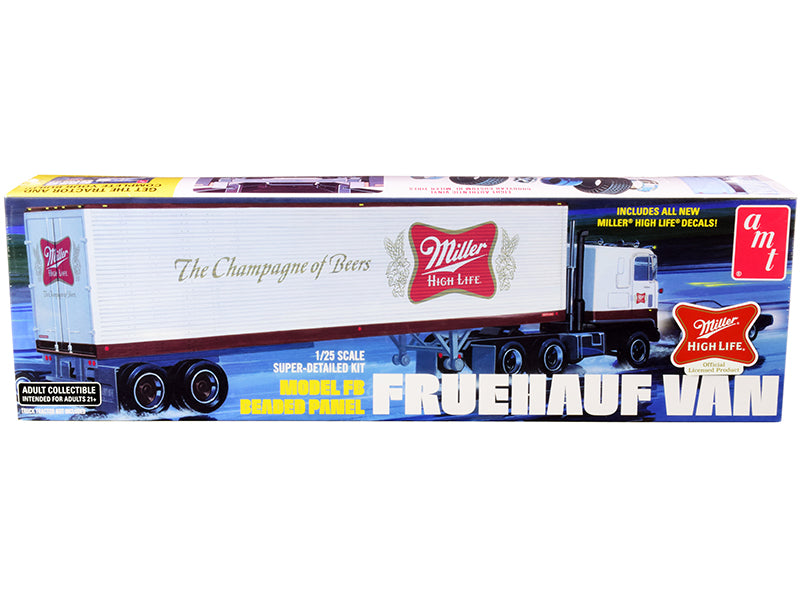 Skill 3 Model Kit Fruehauf FB Beaded Panel Van Trailer "Miller" 1/25 Scale by AMT <h2>Skill AMT</h2> <p>High-quality diecast car perfect for collectors and enthusiasts. Features detailed interior exte