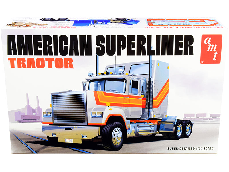 Skill 3 Model Kit American Superliner Semi Tractor 1/24 Scale by AMT <h2>Skill AMT</h2> <p>High-quality diecast car perfect for collectors and enthusiasts. Features detailed interior exterior craftsma