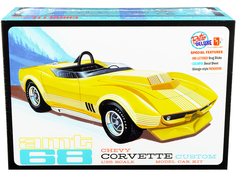 Skill 2 Model Kit 1968 Chevrolet Corvette Custom 1/25 Scale by AMT <h2>Skill AMT</h2> <p>High-quality diecast car perfect for collectors and enthusiasts. Features detailed interior exterior craftsmans