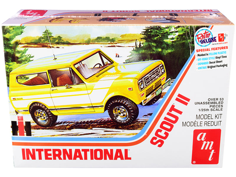 Skill 2 Model Kit IH International Harvester Scout II 1/25 Scale by AMT <h2>Skill AMT</h2> <p>High-quality diecast car perfect for collectors and enthusiasts. Features detailed interior exterior craft