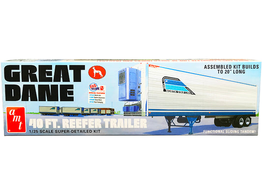 Skill 3 Model Kit Great Dane 40 Ft. Reefer Refrigerated Trailer 1/25 Scale by AMT <h2>Skill AMT</h2> <p>High-quality diecast car perfect for collectors and enthusiasts. Features detailed interior exte