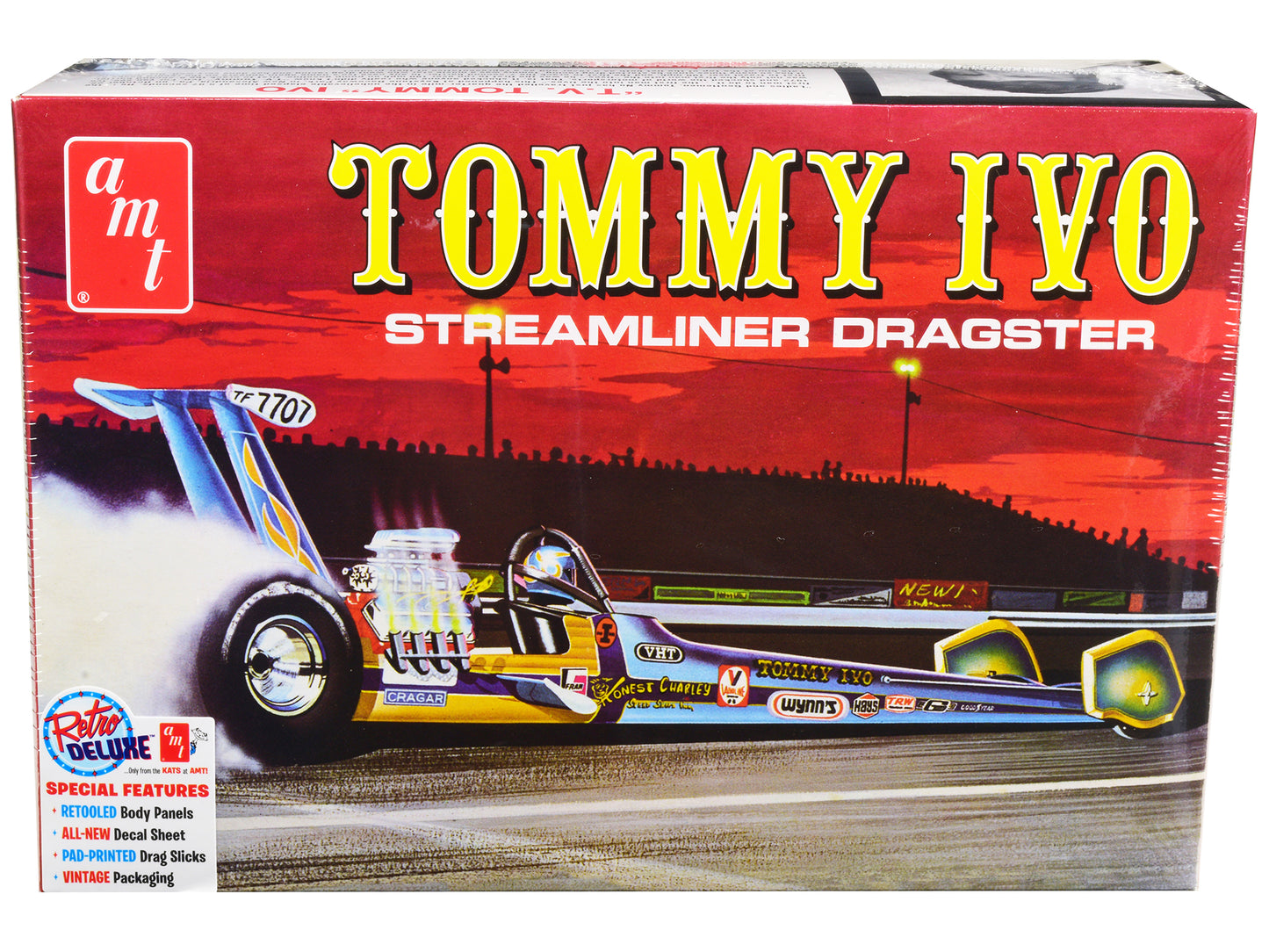 Skill 2 Model Kit Tommy Ivo Streamliner Dragster 1/25 Scale by AMT <h2>Skill AMT</h2> <p>High-quality diecast car perfect for collectors and enthusiasts. Features detailed interior exterior craftsmans