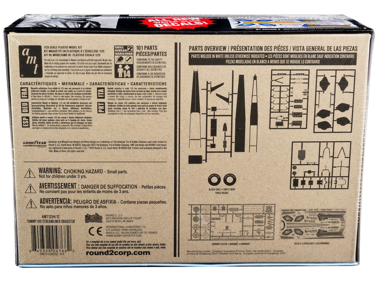 Skill 2 Model Kit Tommy Ivo Streamliner Dragster 1/25 Scale by AMT <h2>Skill AMT</h2> <p>High-quality diecast car perfect for collectors and enthusiasts. Features detailed interior exterior craftsmans