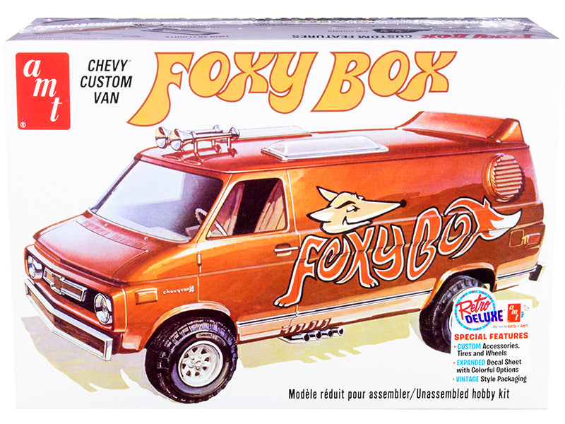 Skill 2 Model Kit Chevrolet Custom Van "Foxy Box" 1/25 Scale by AMT <h2>Skill AMT</h2> <p>High-quality diecast car perfect for collectors and enthusiasts. Features detailed interior exterior craftsman