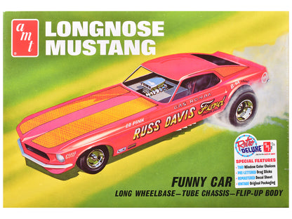 Skill 2 Model Kit 1969 Ford Mustang Longnose Funny Car "Gas Ronda" 1/25 Scale by AMT <h2>Skill AMT</h2> <p>High-quality diecast perfect for collectors and enthusiasts. Features detailed interior exter