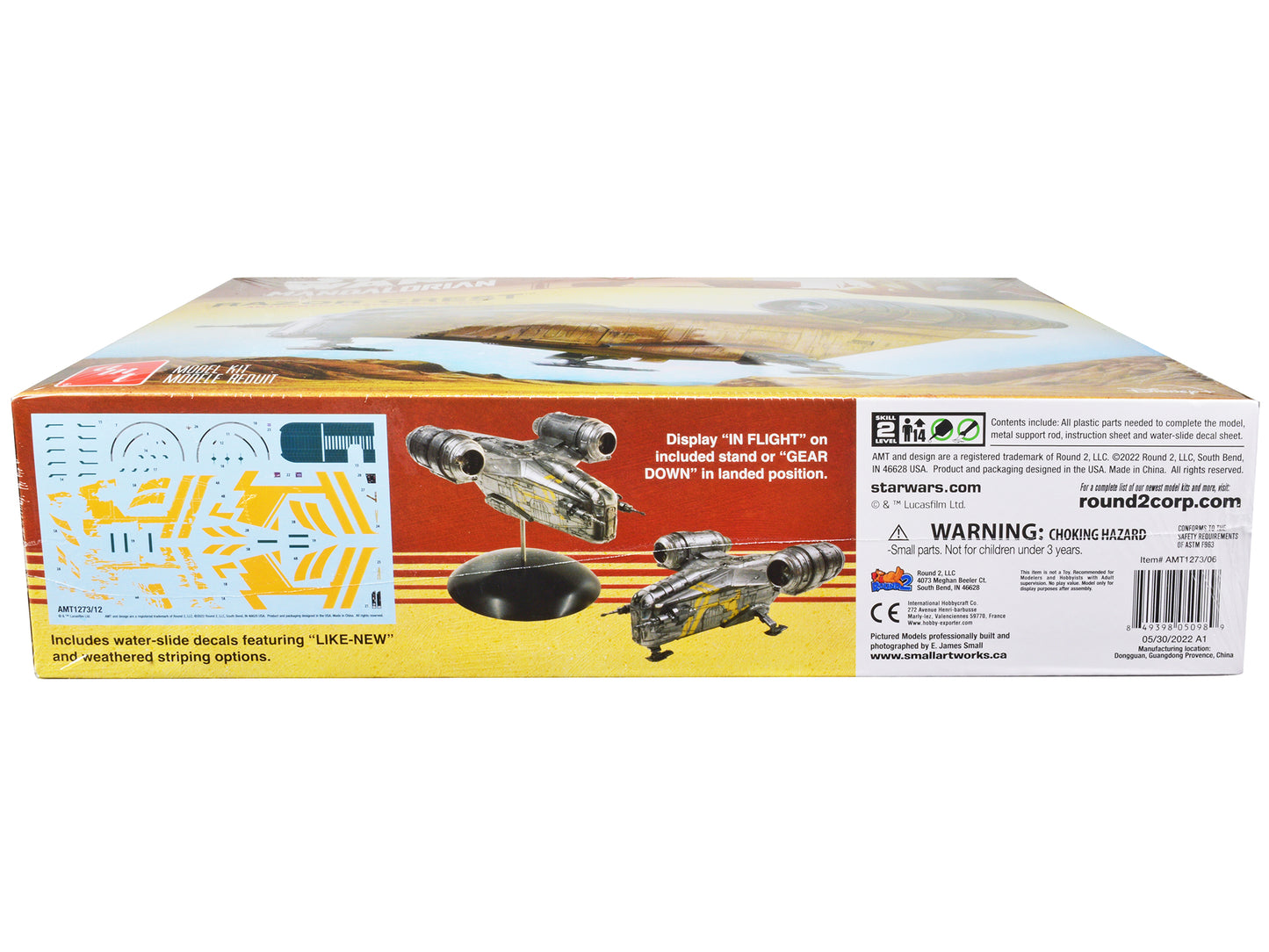 Skill 2 Model Kit Razor Crest Spaceship "Star Wars: The Mandalorian" 1/72 Scale by AMT <h2>Skill AMT</h2> <p>High-quality diecast car perfect for collectors and enthusiasts. Features detailed interior