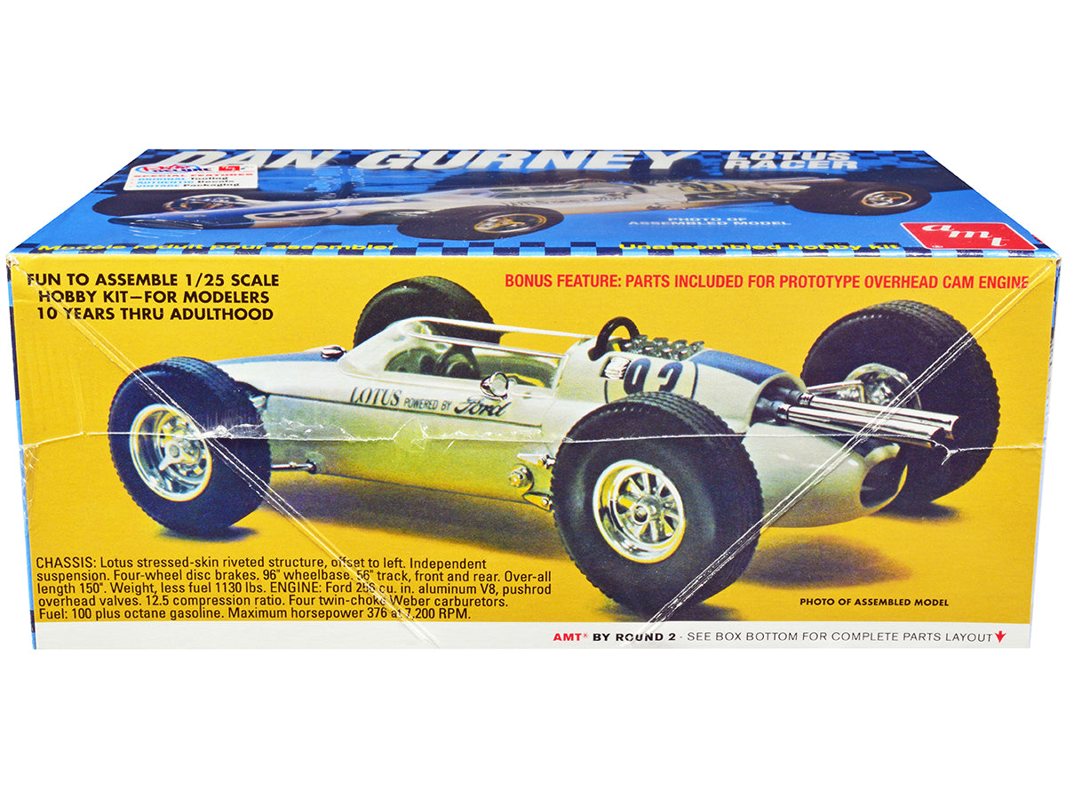Skill 2 Model Kit Dan Gurney Lotus Racer 1/25 Scale by AMT <h2>Skill AMT</h2> <p>High-quality diecast car perfect for collectors and enthusiasts. Features detailed interior exterior craftsmanship, rea