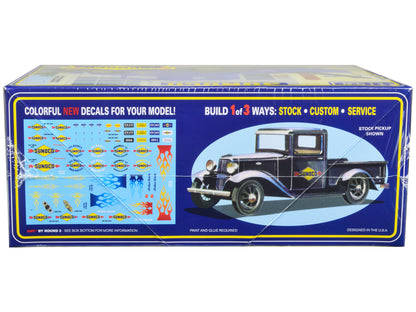 Skill 2 Model Kit 1934 Ford Pickup Truck "Sunoco" 3 in 1 1/25 Scale by AMT <h2>Skill AMT</h2> <p>High-quality diecast car perfect for collectors and enthusiasts. Features detailed interior exterior cr