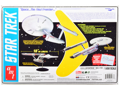 Skill 2 Model Kit U.S.S. Enterprise NCC-1701 Space Ship "Star Trek" 1/650 Scale by AMT <h2>Skill AMT</h2> <p>High-quality diecast car perfect for collectors and enthusiasts. Features detailed interior