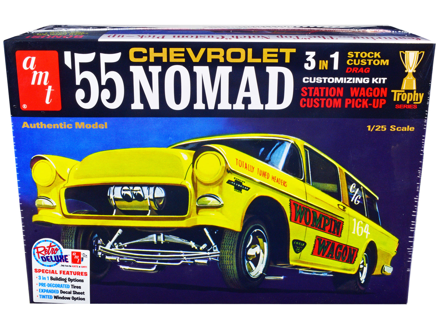 Skill 2 Model Kit 1955 Chevrolet Nomad 3-in-1 "Trophy Series" 1/25 Scale by AMT <h2>Skill AMT</h2> <p>High-quality diecast car perfect for collectors and enthusiasts. Features detailed interior exteri